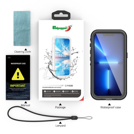PC + TPU + PET Shockproof Magsafe Waterproof Phone Case For iPhone 13 Pro(Grass Blue)-garmade.com