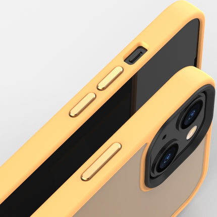 Translucent Frosted Shockproof Phone Case For iPhone 13 mini(Brass)-garmade.com