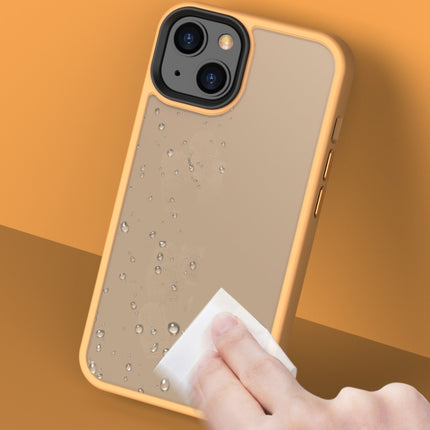 Translucent Frosted Shockproof Phone Case For iPhone 13 mini(Brass)-garmade.com