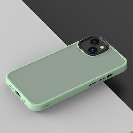 Translucent Frosted Shockproof Phone Case For iPhone 13 Pro(Matcha Green)-garmade.com