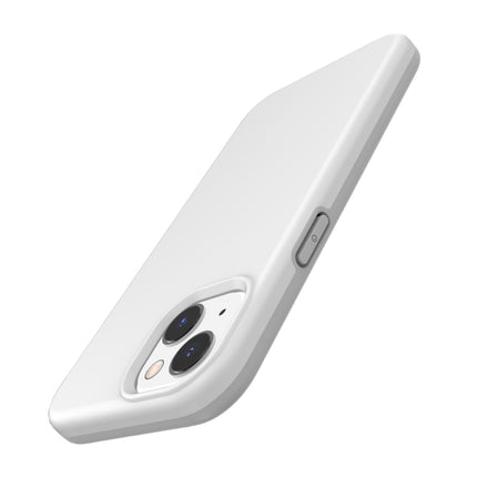 Rubber Oil Surface Phone Case For iPhone 13 mini(White)-garmade.com
