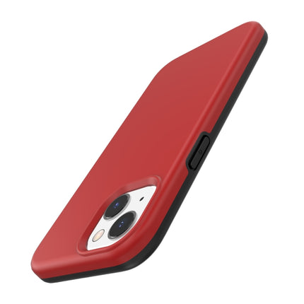 Rubber Oil Surface Phone Case For iPhone 13 mini(Red)-garmade.com