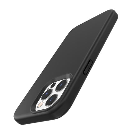 Rubber Oil Surface Phone Case For iPhone 13 Pro(Black)-garmade.com