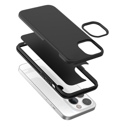 Rubber Oil Surface Phone Case For iPhone 13 Pro(Black)-garmade.com