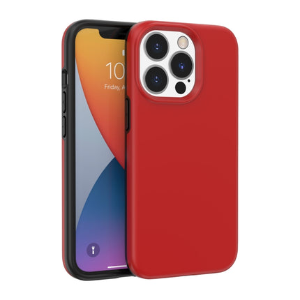 Rubber Oil Surface Phone Case For iPhone 13 Pro(Red)-garmade.com