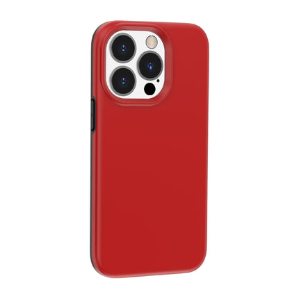 Rubber Oil Surface Phone Case For iPhone 13 Pro(Red)-garmade.com