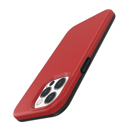 Rubber Oil Surface Phone Case For iPhone 13 Pro(Red)-garmade.com