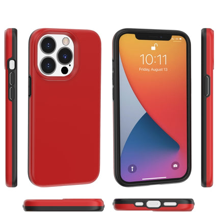 Rubber Oil Surface Phone Case For iPhone 13 Pro(Red)-garmade.com