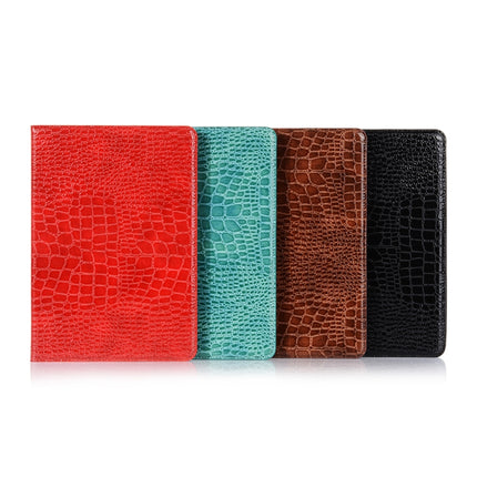 For iPad 10.2 / 10.5 Crocodile Texture Horizontal Flip Leather Case with Holder & Card Slots & Wallet(Brown)-garmade.com