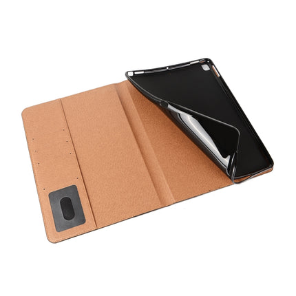For iPad 10.2 / 10.5 Retro Book Style Horizontal Flip Leather Case with Holder & Card Slots & Wallet(Black)-garmade.com