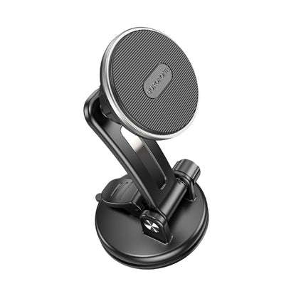 Borofone BH64 Graceful Car Center Console Magnetic Mobile Phone Bracket(Black Silver)-garmade.com