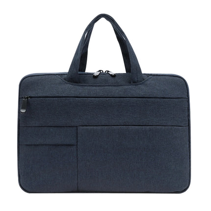 POFOKO C510 Waterproof Oxford Cloth Laptop Handbag For 12-13 inch Laptops(Navy Blue)-garmade.com