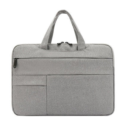 POFOKO C510 Waterproof Oxford Cloth Laptop Handbag For 15.4-16 inch Laptops(Grey)-garmade.com