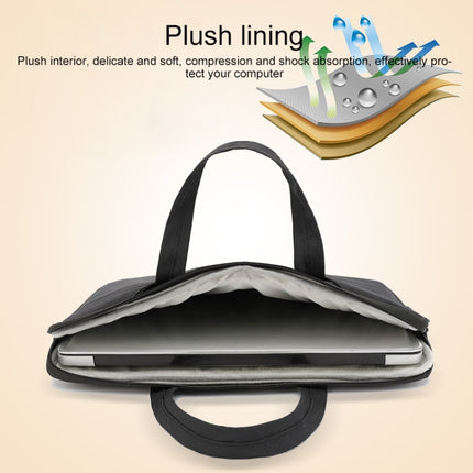 C510 Waterproof Oxford Cloth Laptop Handbag For 15.4-16 inch Laptops(Black)-garmade.com