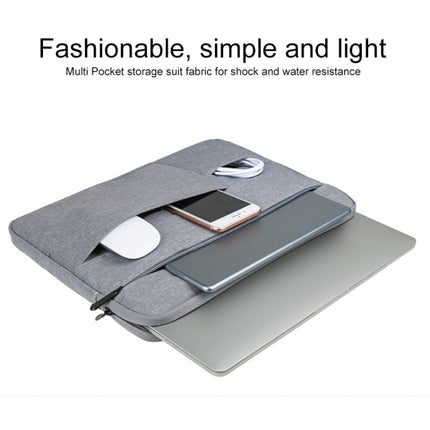 POFOKO C510 Waterproof Oxford Cloth Laptop Handbag For 15.4-16 inch Laptops(Grey)-garmade.com