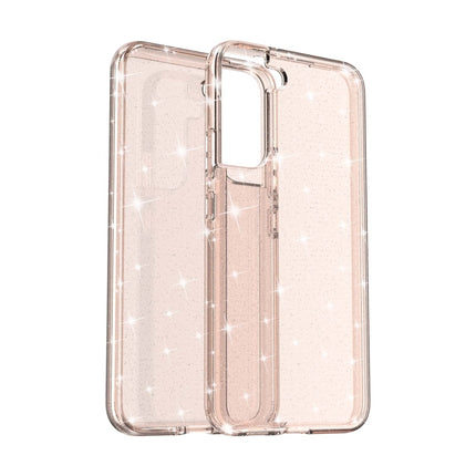 For Samsung Galaxy S22+ 5G Shockproof Terminator Style Glitter Powder Protective Phone Case(Gold)-garmade.com