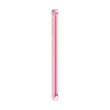 For Samsung Galaxy S22 5G Shockproof Terminator Style Transparent Protective Phone Case(Pink)-garmade.com