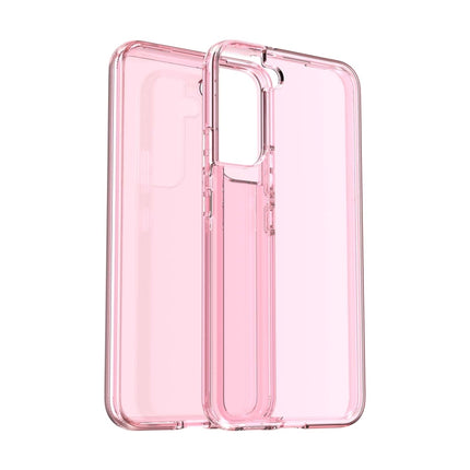 For Samsung Galaxy S22+ 5G Shockproof Terminator Style Transparent Protective Phone Case(Pink)-garmade.com