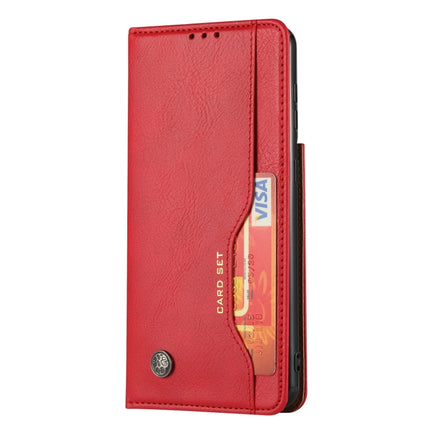For Samsung Galaxy S22+ 5G Knead Skin Texture Leather Phone Case(Red)-garmade.com