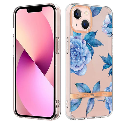 Flowers and Plants Series IMD TPU Phone Case For iPhone 13 mini(Orchid Peony)-garmade.com