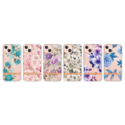 Flowers and Plants Series IMD TPU Phone Case For iPhone 13 mini(Orchid Peony)-garmade.com