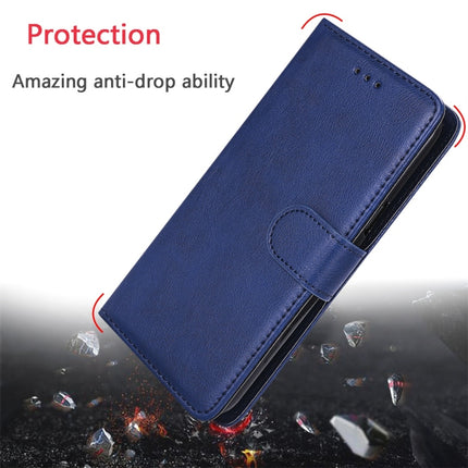 For Galaxy Note 10 Solid Color Horizontal Flip Protective Case with Holder & Card Slots & Wallet & Photo Frame & Lanyard(Black)-garmade.com