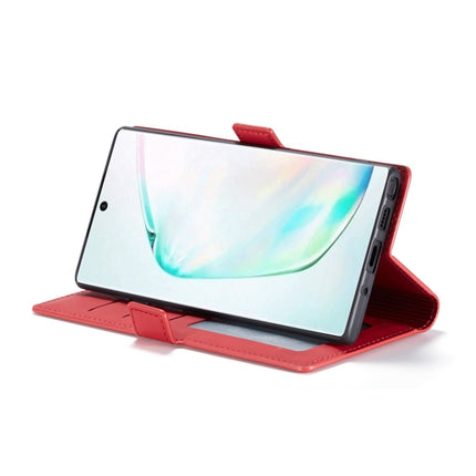 For Galaxy Note10 Forwenw Dream Series Oil Edge Strong Magnetism Horizontal Flip Leather Case with Holder & Card Slots & Wallet & Photo Frame(Red)-garmade.com
