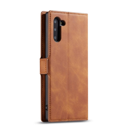 For Galaxy Note10 Forwenw Dream Series Oil Edge Strong Magnetism Horizontal Flip Leather Case with Holder & Card Slots & Wallet & Photo Frame(Brown)-garmade.com