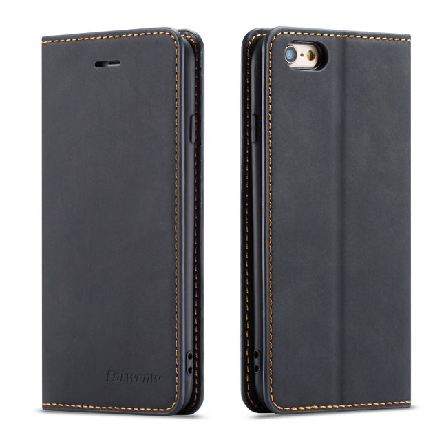 For iPhone 6s / 6 Forwenw Dream Series Oil Edge Strong Magnetism Horizontal Flip Leather Case with Holder & Card Slots & Wallet & Photo Frame(Black)-garmade.com