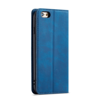 For iPhone 6s / 6 Forwenw Dream Series Oil Edge Strong Magnetism Horizontal Flip Leather Case with Holder & Card Slots & Wallet & Photo Frame(Blue)-garmade.com