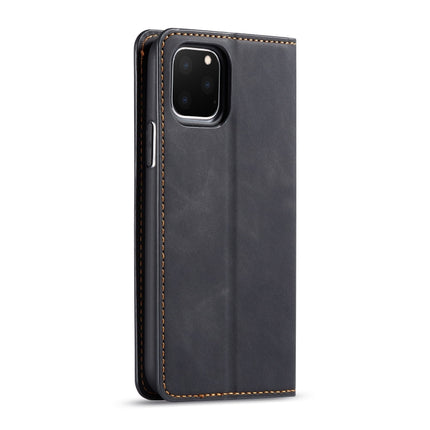 For iPhone 11 Pro Forwenw Dream Series Oil Edge Strong Magnetism Horizontal Flip Leather Case with Holder & Card Slots & Wallet & Photo Frame(Black)-garmade.com