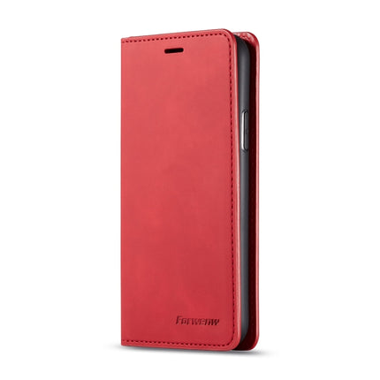 For iPhone 11 Pro Forwenw Dream Series Oil Edge Strong Magnetism Horizontal Flip Leather Case with Holder & Card Slots & Wallet & Photo Frame(Red)-garmade.com