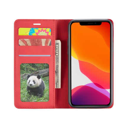 For iPhone 11 Pro Max Forwenw Dream Series Oil Edge Strong Magnetism Horizontal Flip Leather Case with Holder & Card Slots & Wallet & Photo Frame(Red)-garmade.com