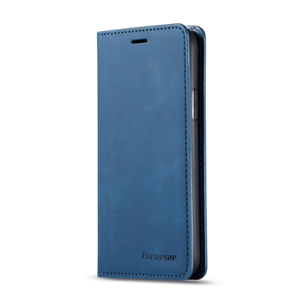 For iPhone 11 Pro Max Forwenw Dream Series Oil Edge Strong Magnetism Horizontal Flip Leather Case with Holder & Card Slots & Wallet & Photo Frame(Blue)-garmade.com