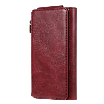 For iPhone 11 Pro Retro Multifunctional Horizontal Flip PU Leather Case with Card Slot & Holder & Wallet & Photo Frame(Red)-garmade.com