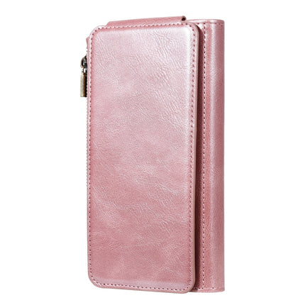 For iPhone 11 Pro Retro Multifunctional Horizontal Flip PU Leather Case with Card Slot & Holder & Wallet & Photo Frame(Rose Gold)-garmade.com