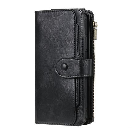 For iPhone 11 Pro Max Retro Multifunctional Horizontal Flip PU Leather Case with Card Slot & Holder & Wallet & Photo Frame(Black)-garmade.com