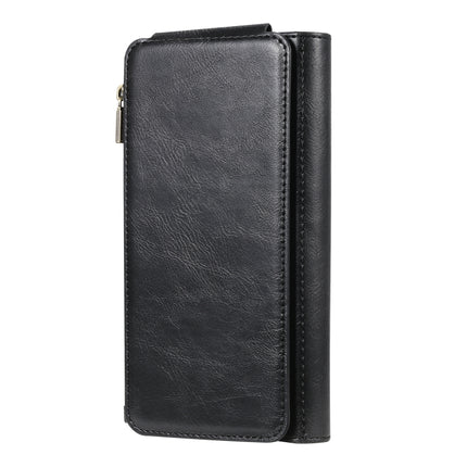 For iPhone 11 Pro Max Retro Multifunctional Horizontal Flip PU Leather Case with Card Slot & Holder & Wallet & Photo Frame(Black)-garmade.com