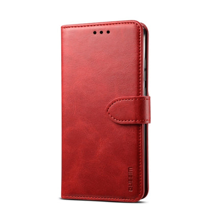 For iPhone 6 GUSSIM Magnetic Horizontal Flip Leather Case with Holder & Card Slots & & Wallet(Red)-garmade.com