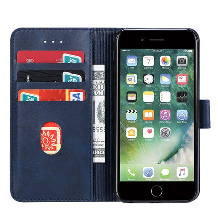 For iPhone 6 GUSSIM Magnetic Horizontal Flip Leather Case with Holder & Card Slots & & Wallet(Blue)-garmade.com