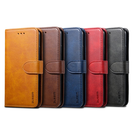 For iPhone 6 GUSSIM Magnetic Horizontal Flip Leather Case with Holder & Card Slots & & Wallet(Yellow)-garmade.com