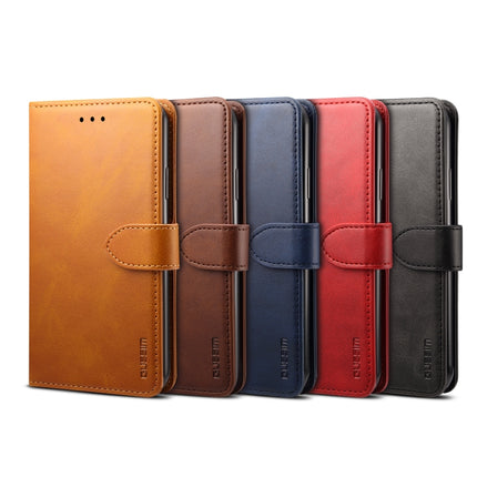 For iPhone 11 GUSSIM Magnetic Horizontal Flip Leather Case with Holder & Card Slots & & Wallet(Red)-garmade.com