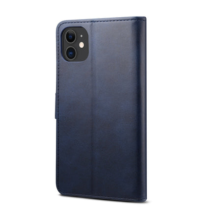 For iPhone 11 GUSSIM Magnetic Horizontal Flip Leather Case with Holder & Card Slots & & Wallet(Blue)-garmade.com
