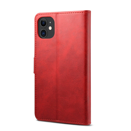 For iPhone 11 Pro GUSSIM Magnetic Horizontal Flip Leather Case with Holder & Card Slots & & Wallet(Red)-garmade.com