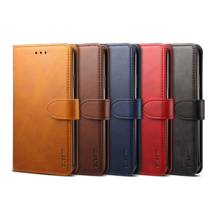 For iPhone 11 Pro Max GUSSIM Magnetic Horizontal Flip Leather Case with Holder & Card Slots & & Wallet(Brown)-garmade.com