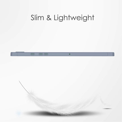 For Samsung Galaxy Tab A8 2021 SM-X205 Acrylic Smart Leather Tablet Case(Lavender)-garmade.com