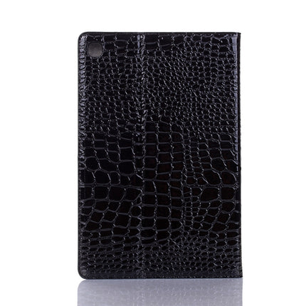 For Samsung Galaxy Tab A7 Lite T220/T225 Crocodile Texture Leather Tablet Case(Black)-garmade.com