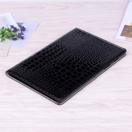 For Samsung Galaxy Tab A7 Lite T220/T225 Crocodile Texture Leather Tablet Case(Black)-garmade.com