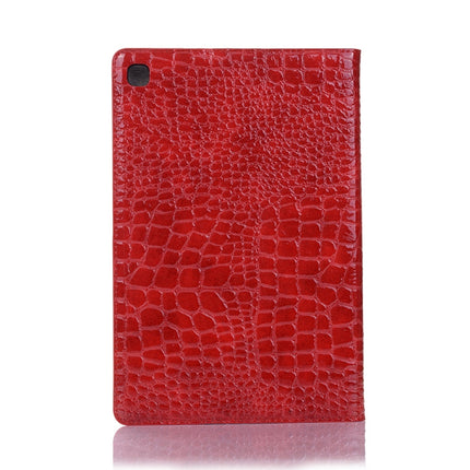 For Samsung Galaxy Tab A7 Lite T220/T225 Crocodile Texture Leather Tablet Case(Red)-garmade.com