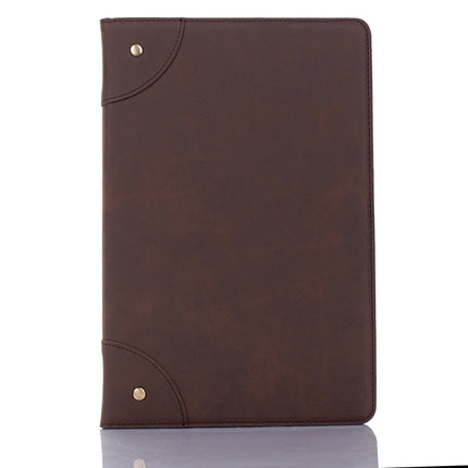 For Samsung Galaxy Tab A7 Lite T220/T225 Retro Leather Tablet Case(Dark Brown)-garmade.com